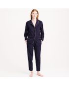 J.Crew Pajama Set in Pinstripe Flannel - Lyst