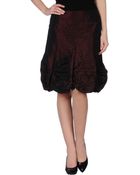 Akris Knee Length Skirt - Lyst