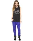 3.1 Phillip Lim Lights Out Tank - Soft Black - Lyst