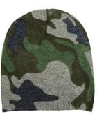 Autumn Cashmere Camo Bag Hat - Lyst