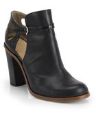 Maison Martin Margiela Leather Cutout Ankle Boots - Lyst