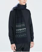 Zara Jacquard Scarf - Lyst