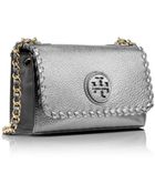 Tory Burch Marion Shrunken Shoulder Bag - Lyst