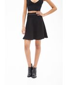 Forever 21 Textured A-Line Skirt - Lyst