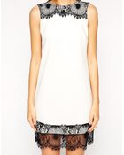 Asos Victorian Lace Swing Dress - Lyst