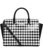 Michael Kors Michael Large Selma Topzip Satchel - Lyst