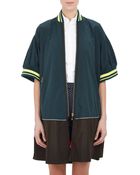 Kolor Tech Fabric Short Sleeve Jacket - Lyst