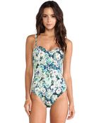 Nanette Lepore Hula Hibiscus Seductress One Piece - Lyst