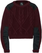 McQ by Alexander McQueen Cable-Knit Wool And Cashmere-Blend Sweater - Lyst