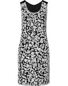 Vera Wang Sequin-Embellished Tulle Dress - Lyst