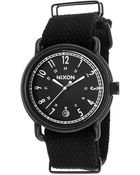 Nixon Men'S Axe Black Nylon And Dial - Lyst