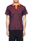 Jil Sander Duolayer Neon Polo Shirt - Lyst