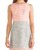 Milly Raw Edge Dress - Lyst