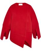 Antonio Berardi Scarlet Red Double Coating Wool Coat - Lyst