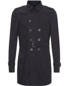 Burberry Prorsum Short Heritage Double Breasted Trench Coat - Lyst