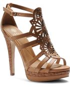Isola Delanna Leather Platform Heels - Lyst