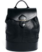 Asos Leather Luxe Backpack - Lyst