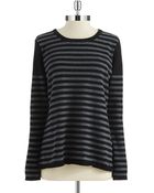 Calvin Klein Striped Sweater - Lyst