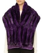 Gorski Chinchilla Fur Shawl - Lyst
