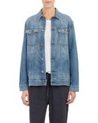 Current/Elliott Oversized Trucker Denim Jacket - Lyst