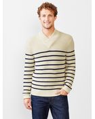 Gap Half Shawl Marled Sweater - Lyst