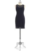 Vince Camuto Petite Textured Striped Dress - Lyst