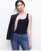 Ann Taylor Cotton Tank - Lyst
