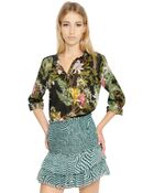 Etoile Isabel Marant Floral Printed Cotton Voile Shirt - Lyst