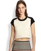 Rag & Bone Kelsie Popcorn Knit Sweater - Lyst