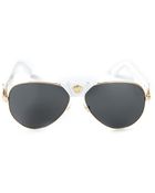 Versace Aviator Sunglasses - Lyst