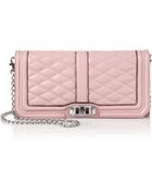 Rebecca Minkoff Love Quilted Leather Clutch - Lyst