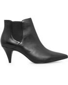 Mango Leather Ankle Boots - Lyst
