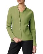 Eileen Fisher Silk-cotton Interlock Jacket - Lyst