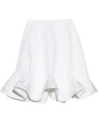 Vika Gazinskaya Embroidered Quilted Cotton Skirt - Lyst