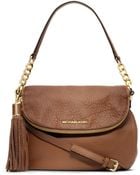 Michael Kors Bedford Tassle Medium Leather Shoulder Bag - Lyst