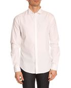 Billtornade Cyrius Off-White Wing-Collar Shirt - Lyst