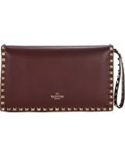 Valentino Rockstud Flap Clutch - Lyst