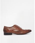 Asos Oxford Brogues In Leather - Lyst