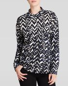 Splendid Blouse - Chevron - Lyst