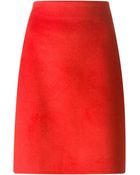 Akris A-Line Skirt - Lyst