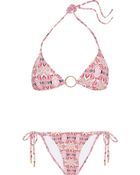 Melissa Odabash Miami Printed Triangle Bikini - Lyst