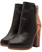 Chrissie Morris Amanda Two Tone Boot - Lyst
