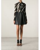 Roberto Cavalli Zebra Print Blouse - Lyst