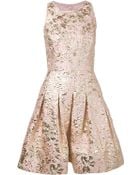 Oscar de la Renta Brocade Cocktail Dress - Lyst