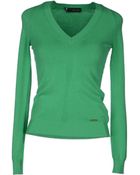 DSquared2 Long Sleeve Sweater - Lyst