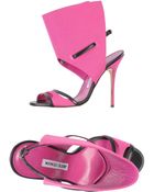 Manolo Blahnik Highheeled Sandals - Lyst