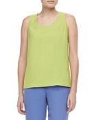 Go Silk Contrast Tank - Lyst