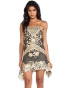 Anna Sui Maiden Faire Lace Tank Dress - Lyst