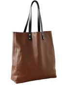 Gap Leather Tote - Lyst