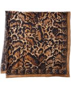 Alexander McQueen Animalier Skull Shawl Chiffon - Lyst